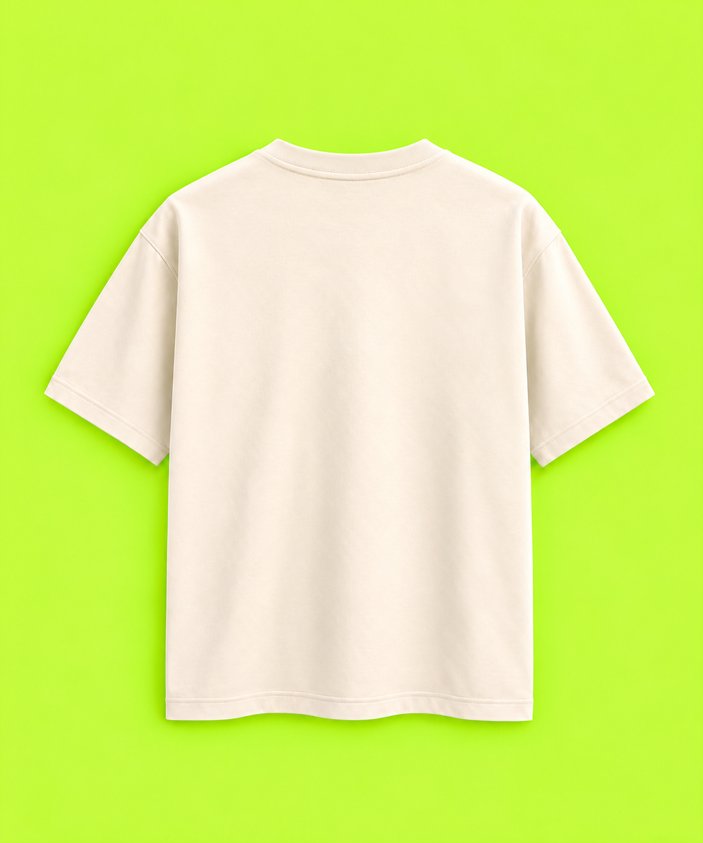 Weiß | Rückseite | Basic T-Shirt