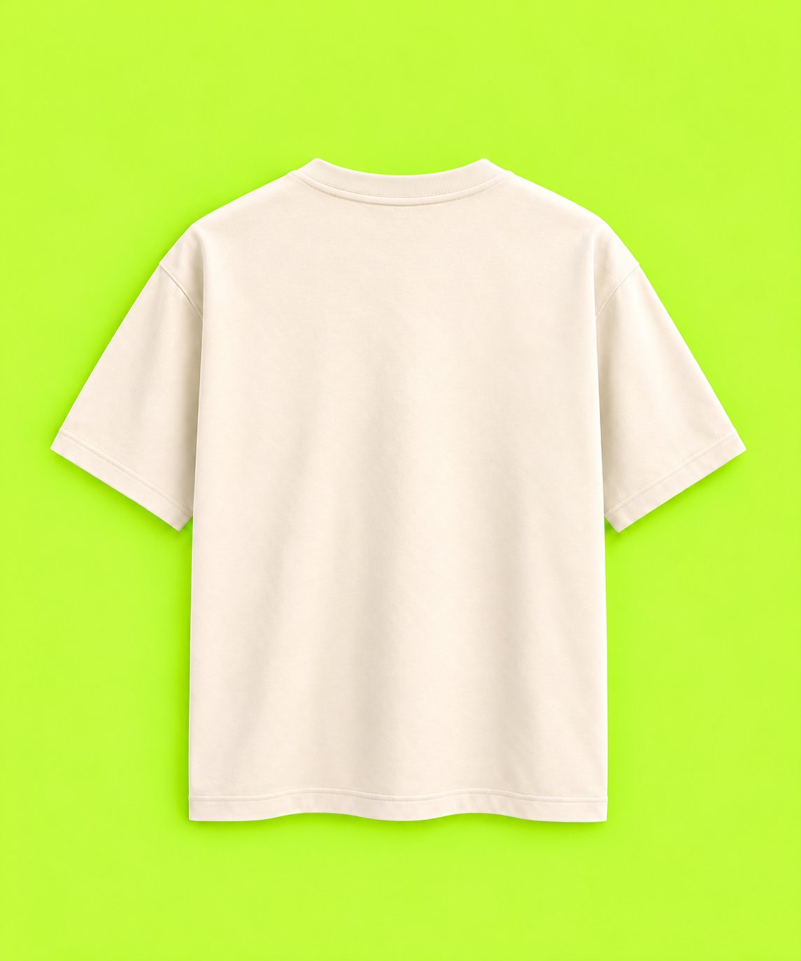 Weiß | Rückseite | Basic T-Shirt