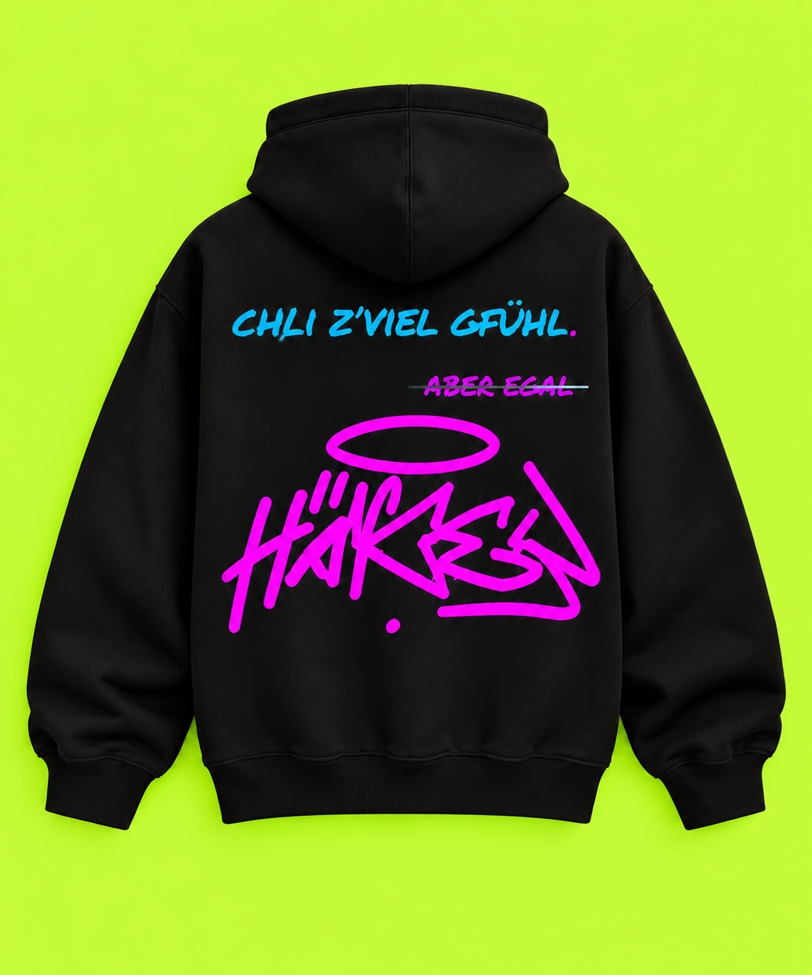 Schwarz | Rückseite | Gfühl? Pullover
