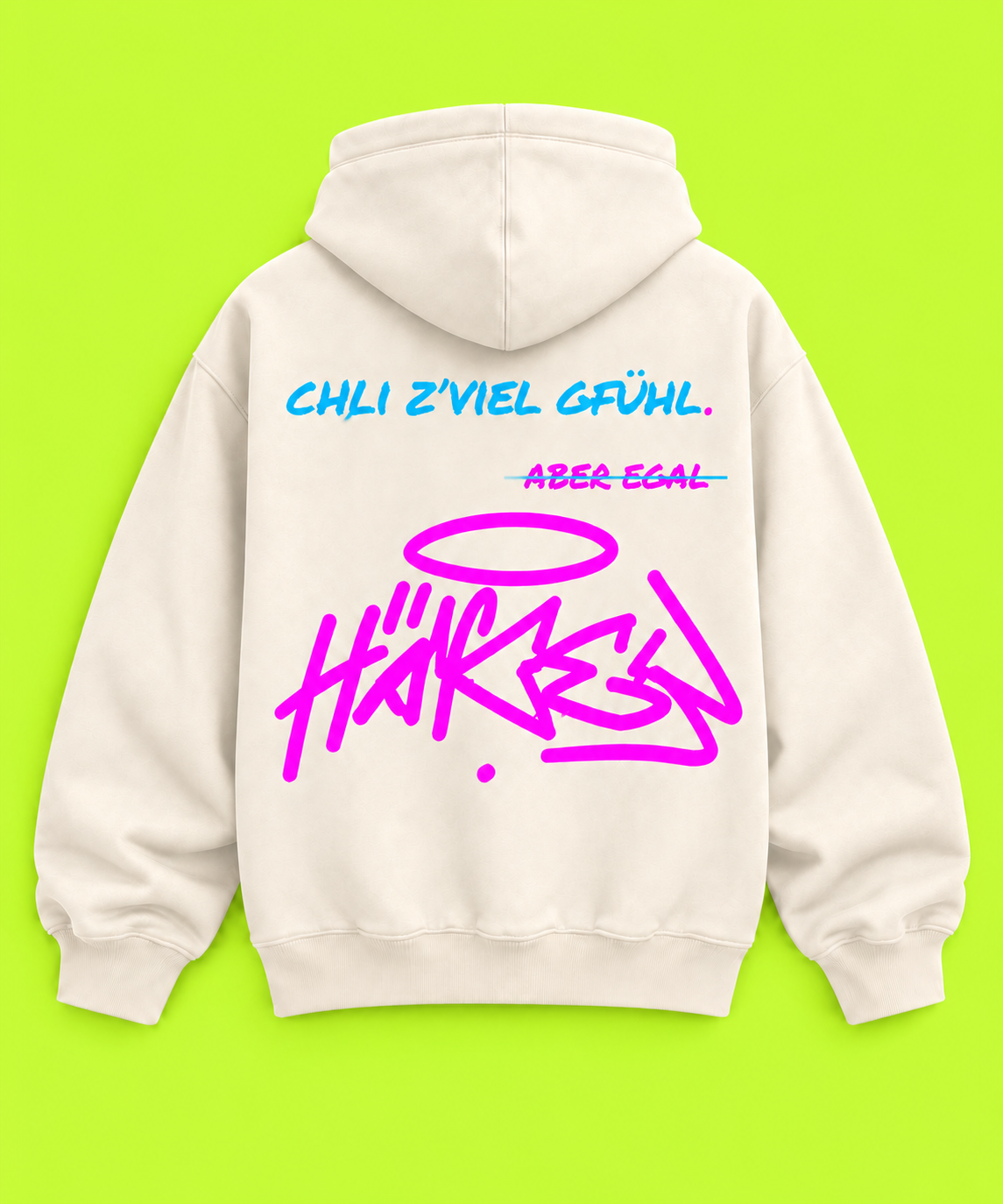 Weiß | Rückseite | Gfühl? Pullover