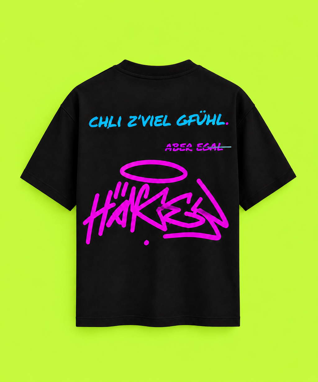Schwarz | Rückseite | Gfühl? T-Shirt